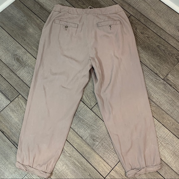 MAX Jeans Tan Gray "Soft Pant" Cropped Pants 10 / 30 - Picture 2 of 11
